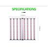 Buy cheap Foldable 900W 2 Channel Dimmable UV Full Spectrum LED Grow Light from wholesalers