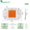 Buy cheap 230V AC COB LED Chip High Power Garden Lighting Epistar Chip from wholesalers