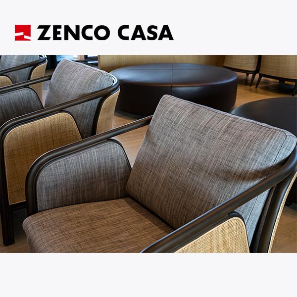 Hotel Leisure Furniture Fixed Multi Person Sofa Rattan Elements Lounge Chair