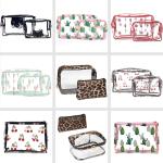 Multifunctional Leopard PVC Cosmetic Organizer Bag