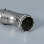 Galvanized Carbon Steel Press Fittings 2Mpa 90 ° elbow, internal thread