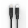 Buy cheap Round PVC 480Mbps 9V2A USB C To Lightning Cable 30AWG from wholesalers
