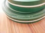 Food Grade PVC Cleat 4mm Flat Rubber Conveyor Belting Durable Straight Grain
