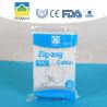 Buy cheap Disposable Small Size Zig Zag Cotton Pleats 50g / 100g 5.5 - 7.5 PH Value from wholesalers