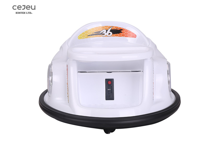 Toy Electric Backrest 360 Spinning Bumper Car 6V4AH Round