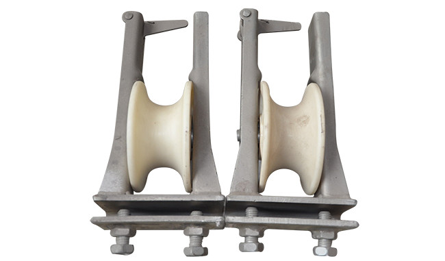 TYSHC Stringing Pulley Aluminum Wheel Cross Arm Mounted Stringing Block