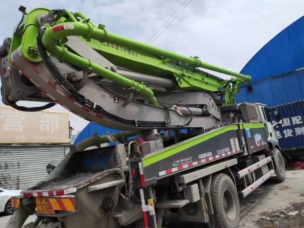 2018 Zoomlion 37m Concrete Pump Truck Construction Machine Mercedes Benz Truck Mounted Pump