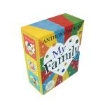6x6inch 3pcs children's Kids Board Books 700Gsm Gloss C1S Art Paper Cover