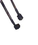 Black Tinned Copper 30AWG 12Gbps Supermicro SAS Cable