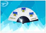 Party 23cm Folding Plastic Hand Held Fans / Wedding Favor Fans , with printing