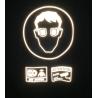 Buy cheap Sportswear Heat Transfer Iron On Reflective Logo Custom Reflective Labels For Clothing from wholesalers