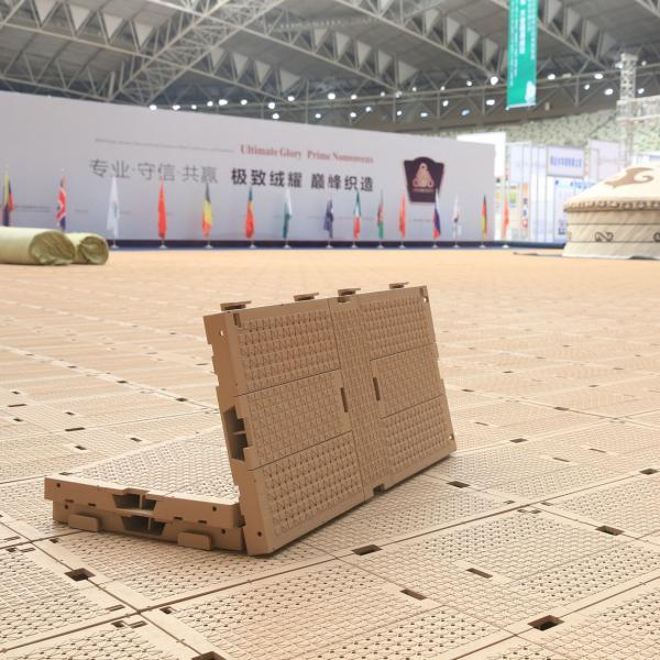 Buy cheap 100 Cm × 50 Cm × 5 Cm Portable Event Flooring UV Resistant For Grass Protection from wholesalers