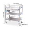 Buy cheap RK Bakeware China Foodservice Custom Commercial Kitchen Stainless Steel Kitchen Cabinet Baking Tray Trolley from wholesalers