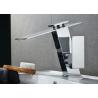 Buy cheap Waterfall LED Light Bathroom Basin Faucets Single Handle Durable Featuring from wholesalers