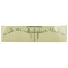 Buy cheap Transparent Eyebrow Measuring Tool / Microblading Ruler Sticker from wholesalers