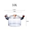 Buy cheap Double Ears 3L Clear High Borosilicate Glass Soup Pot from wholesalers