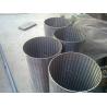 Buy cheap Durable Stainless Steel Johnson Wire Screen For Mining Industry , Iso Certified from wholesalers