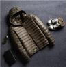Buy cheap Blank Hooded Warm Down Jacket Casual Lightweight Winter Men Jackets from wholesalers
