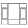 Buy cheap Custom Size Thermal Break Aluminum Casement Glass Windows For Hanging Curtain Solution from wholesalers