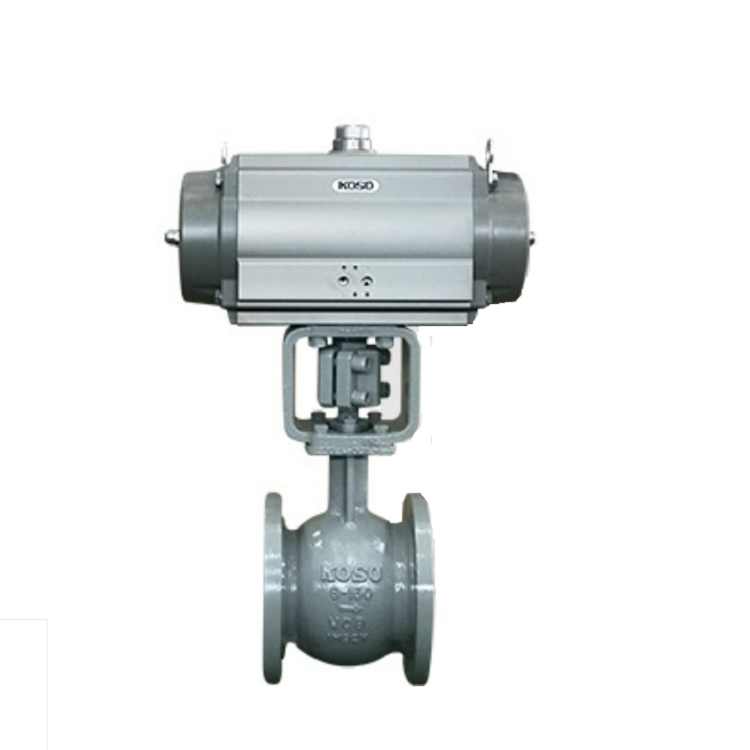 KOSO Control Valve 220C Globe Valves With 6400RB 6500RA 7300RB Pneumatic Type Actuator With YT-3300 Valve Positioner