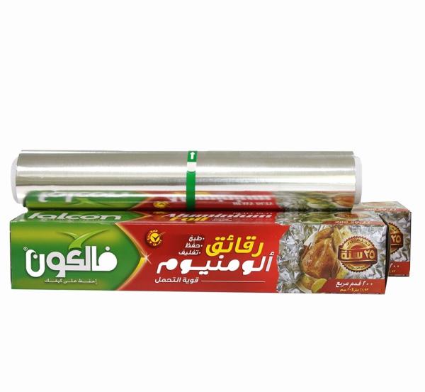 Buy cheap 62m Silver Aluminium Foil Paper Aluminum Foil Roll For Food Kitchen with Custom Logo from wholesalers