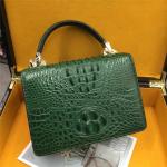 Authentic Real Crocodile Skin Lady Purse Genuine Alligator Leather Women Single