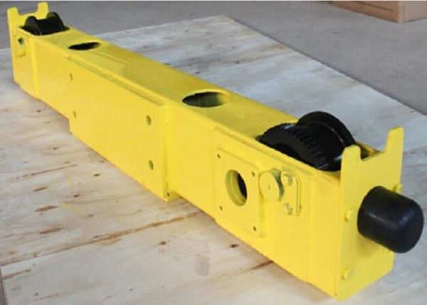 Quality Hoist crane parts/Open Gear Single Girder Overhead Crane End Carriage for sale