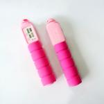 Fitness Jump Rope 18500 Mm Pink Weight Bearing Aerobics Skipping Rope For Women