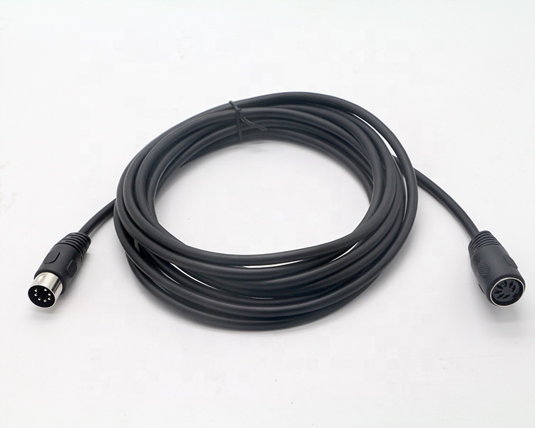 1M 3M 5M 10M MIDI Male To Female 7 PIN DIN Extension Cable