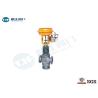 Buy cheap Pneumatic Three Way Flow Control Valve PN 64 Bar In Diverting / Mixing from wholesalers