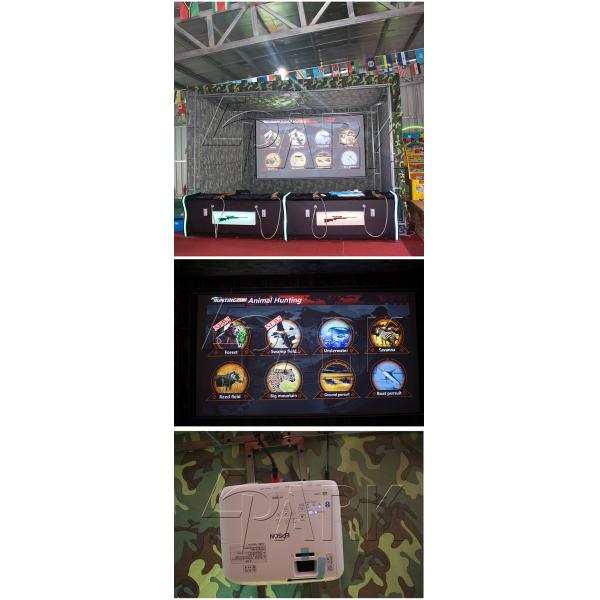 Indoor Virtual Reality Hunting Simulator / FEC Shooting Game Equipment
