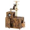 Buy cheap Solid Wood Cat Furniture Enclosed Cat Wood Litter Box 15mm E1 Grade from wholesalers