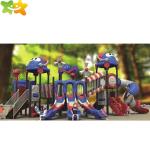 Safe Outdoor Plastic Playground Slide Anti - Static 980*740*530 Cm