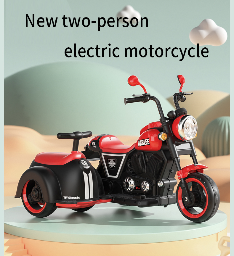 Battery Operated Music Early Education Story Ride On Electric Motorcycle Car for Kids