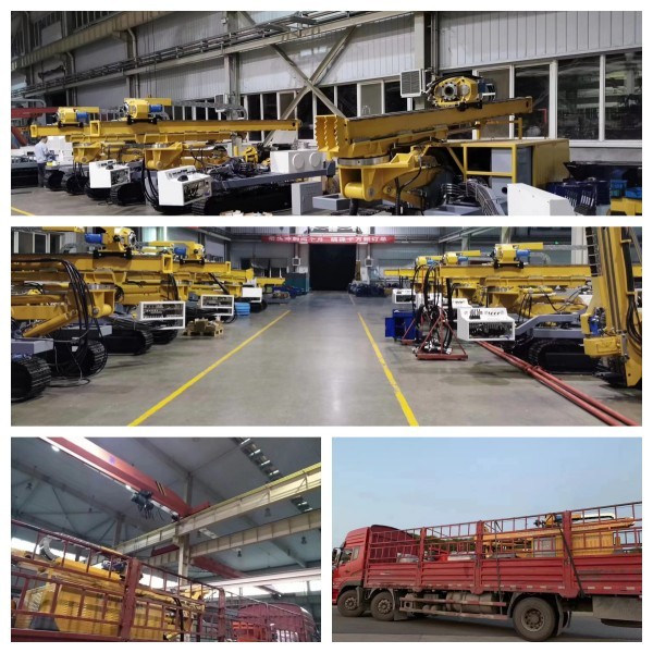 Diesel 55kW 200 m Depth Multifunctional Engineering Drilling Rig for Tunnel Pipe Shed Support in Kazakhstan