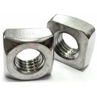 Buy cheap M5 18-8 Stainless Steel SS304 SS316 Square Thin Nut Plain Polished DIN557 DIN562 product