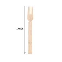 Buy cheap 17cm Eco Friendly Disposable Bamboo Cutlery Biodegradable Wooden Picnic Forks product