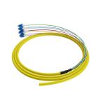 GJPFJV Pigtail Single Mode Fiber Optic Patch Cord 12 Cores LCUPC