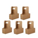 Eco Friendly Disposable Coffee Paper Cups Holder 20X14X27.5cm 2 4 6 Pack Can