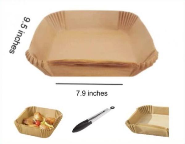 Buy cheap Air Fryer Disposable Paper Liners Non Stick Square Baking Parchment Paper Liner from wholesalers