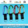 Buy cheap Carabiner with belt key chain, custom logo printing key chain from wholesalers