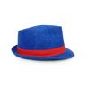 Buy cheap Unisex Fedora Panama Trilby Hat Adjustable Blue Color Custom Logo 56cm from wholesalers