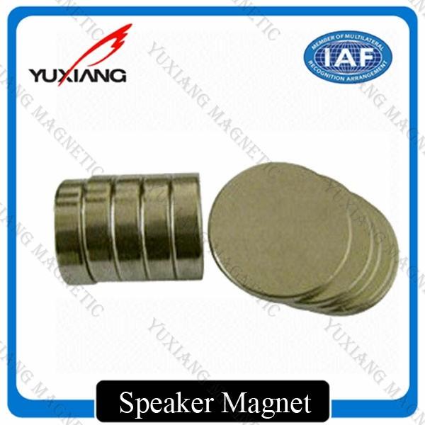 Buy cheap N35 N42 N52 Disc Neodymium Permanent Magnets Nickel Coating For Speaker from wholesalers