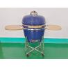 Buy cheap 61cm Ceramic Kamado Grill 24 Inch Stainless Steel Stands Cast Iron Grate from wholesalers