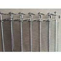 Buy cheap Food Garde Bread Fermentation 316L Stainless Steel Spiral Mesh Belt product
