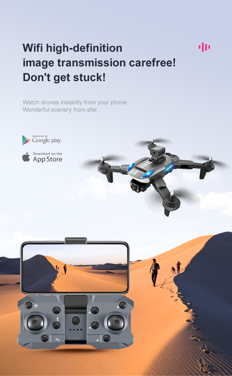 Aluminum Alloy 2024 K8 Drone Dual Camera Four-axis Folding Aircraft with Obstacle Avoidance and RC Helicopter Dron 8k Pro