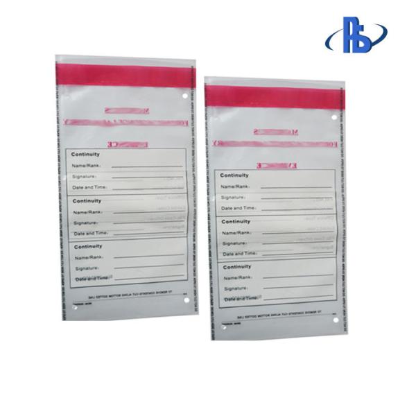 Buy cheap Self Adhesive Tamper Proof Evidence Bags For Police And Forensic Departments from wholesalers