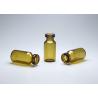 Buy cheap 3ml Amber Mini Glass Tube Vial With Flip Off Cap from wholesalers