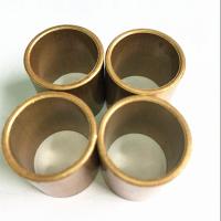 Buy cheap Durable Slide Copper Bushing For Marine Gearbox / Flanged Brass Bimetal Bush product