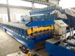 Corrugated Roof Panel Roll Forming Machine High Speed Color Coated With Auto